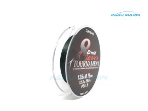 Daiwa Evo Tournament X8 PE 1.5  0,16mm. 12,2kg. 135mt.