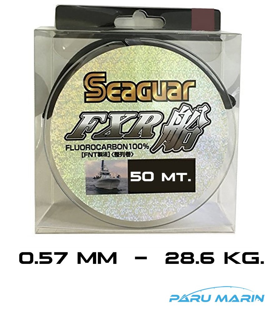 SEAGUAR FXR %100 Florokarbon 50Mt. 0,57mm - 28.6kg Misina
