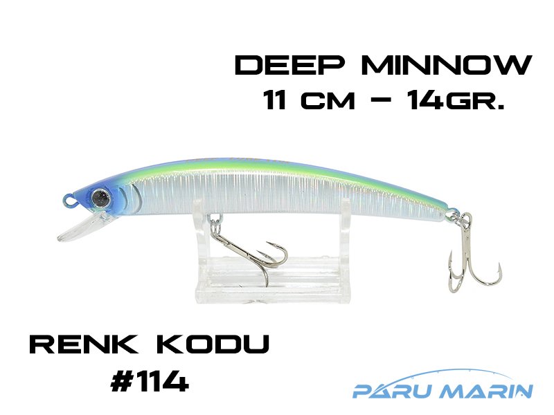 3410 DEEPLURE DEEP MİNNOW 110MM 14GR RENK: 114